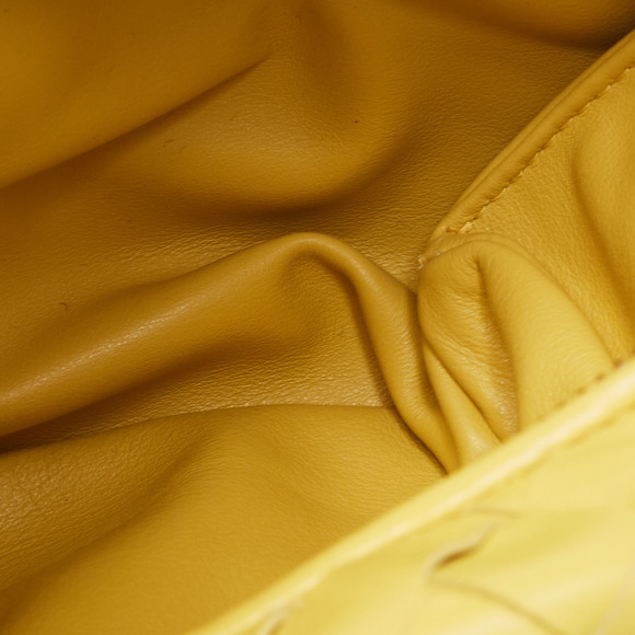 BOTTEGA VENETA Yellow Intrecciato Leather Mini Jodie Hobo - Picture 7 of 8